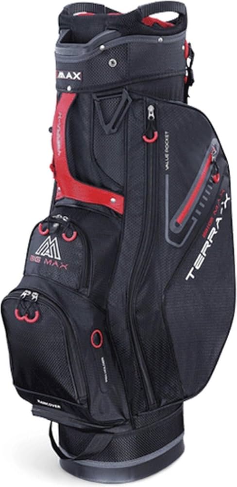 Big Max Terra X Cart Bag Black/Red, Cart Bags - Amazon Canada